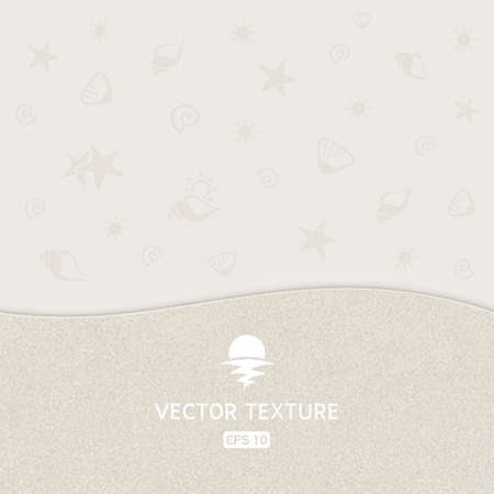 Sand texture with Shell backgroundのイラスト素材