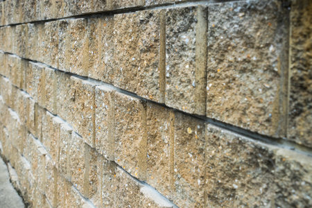 Old Brick wall backgroundの写真素材