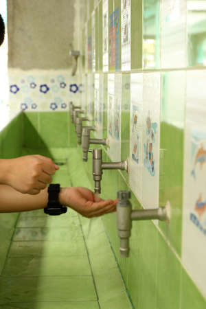 I wash my hand against bird flu 