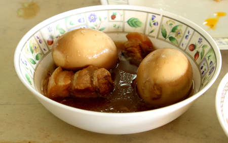 Eggs with Spices の写真素材