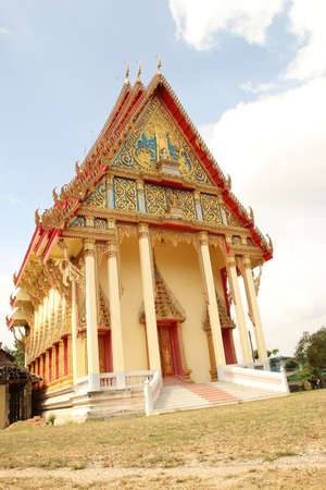 Buddhist meditation hall の写真素材