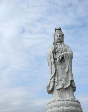 Guan Yin statue stood の写真素材