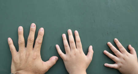 Father, brother, little brother 