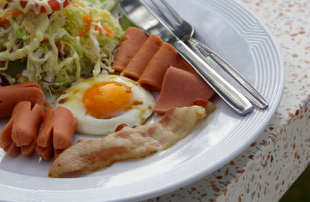 Bacon Egg の写真素材