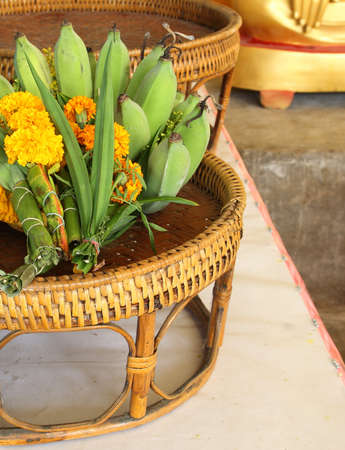 Banana flowers for the celebration の写真素材