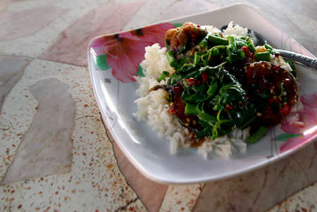  Rice Fried Chili Fish の写真素材