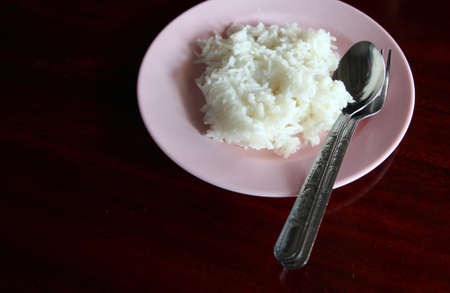 Rice or a plate lunch の写真素材