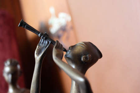 Brass metal statue 