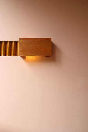 Lamps on the wallsの写真素材