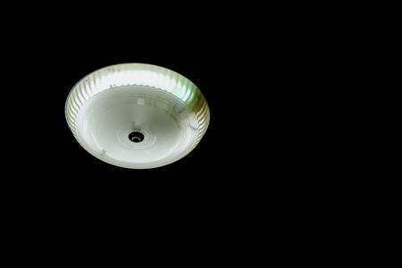 Lamp with a black background の写真素材