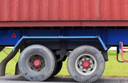 Wheel trailer の写真素材