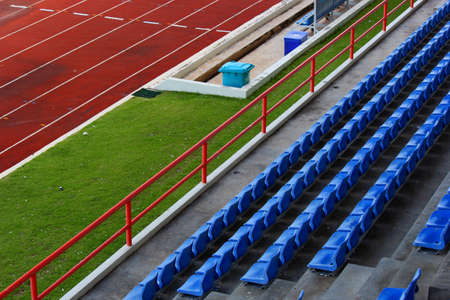 Empty seats in football stadium after the season part 5