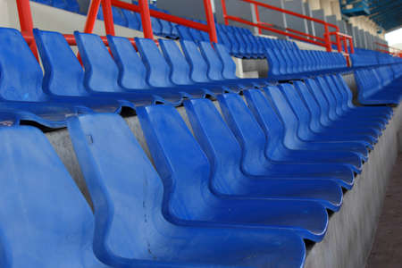 Empty seats in football stadium after the season part 3