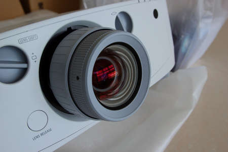 Closeup big lens a projector part 2の写真素材