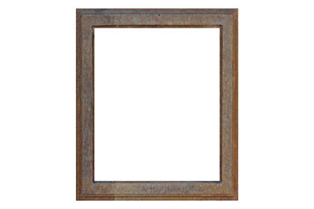 Wood frame for pictureの写真素材