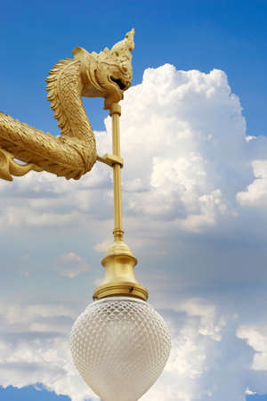 Serpent and sky lanternsの写真素材