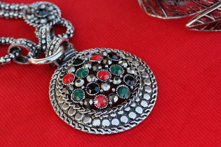 Jewelry made   8203;  8203;of silverのeditorial素材