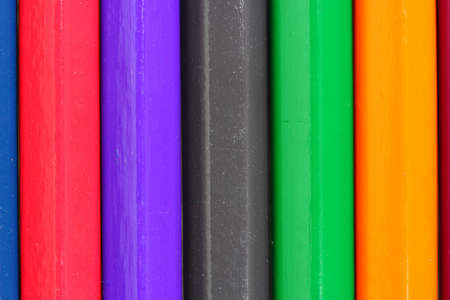 Colorful pencils close