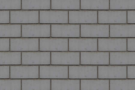 Old white brick wall closeの写真素材