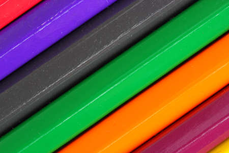 Colorful pencils closeの写真素材