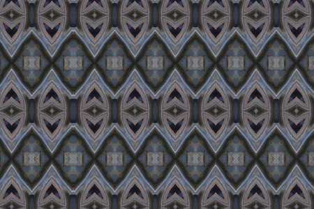 Pattern on metallic gate closeの写真素材