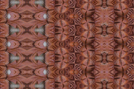 Carved wood wall closeの写真素材