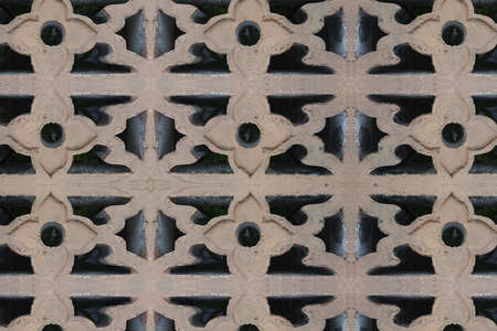 Cement fence wall closeの写真素材