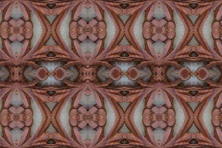 Carved wood wall closeの写真素材