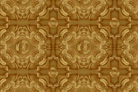 Cement gold Crafts wallの写真素材