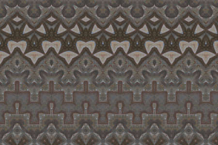 Pattern on metallic gate closeの写真素材