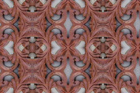 Carve wood wall closeの写真素材