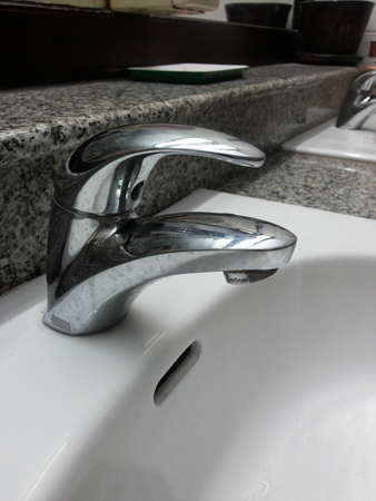 water tap closeの写真素材