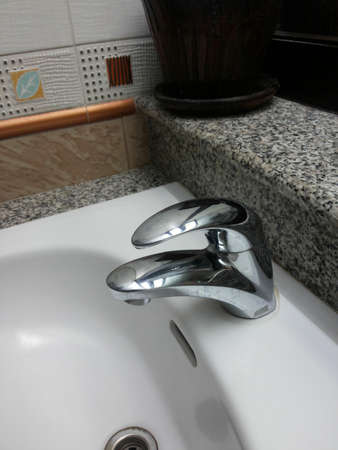 water tap closeの写真素材