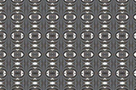 Pattern on metallic gate closeの写真素材