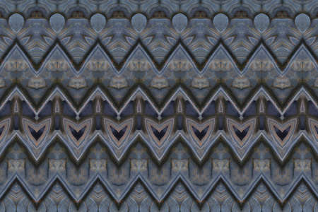 Pattern on metallic gate closeの写真素材
