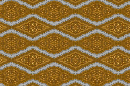 Wood gold pattern carve closeの写真素材