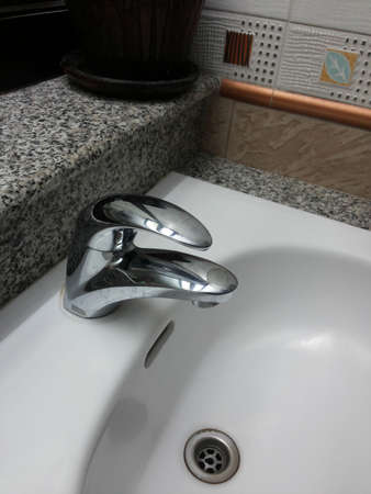 water tap closeの写真素材