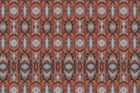 Carved wood wall closeの写真素材