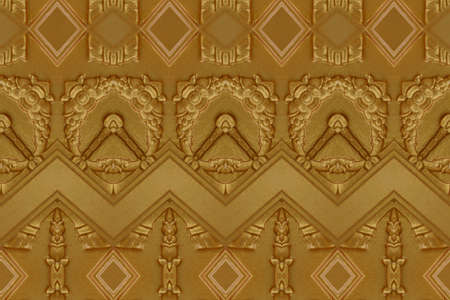 Cement gold Crafts wall