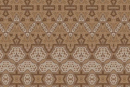 Carved wood wall closeの写真素材