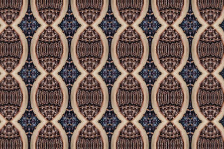 Close-up the wicker basket patternの写真素材