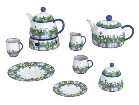 Rendered 3d isolated ware other objectsの写真素材