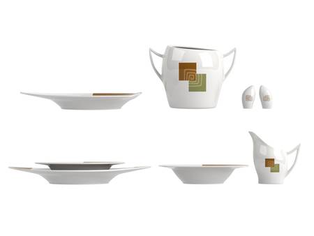 Rendered 3d isolated ware other objectsの写真素材