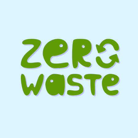 Zero waste conceptionのイラスト素材