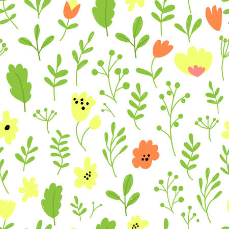 Vector flower patternのイラスト素材