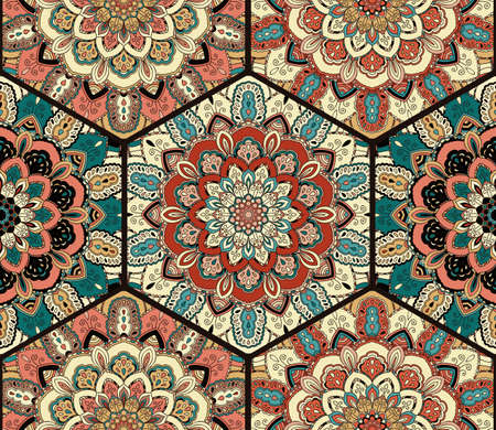Decorative background. Abstract flower elements