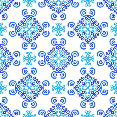 White Blue Background Weave Patternのイラスト素材