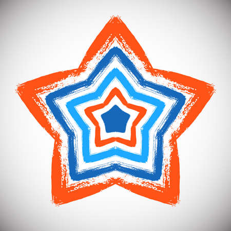 Hand Drawn Starのイラスト素材