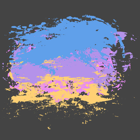 Brush strokes vector. Colorful backgrounds. Grunge design elementsのイラスト素材