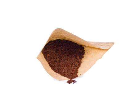 Package of ground coffeeの写真素材